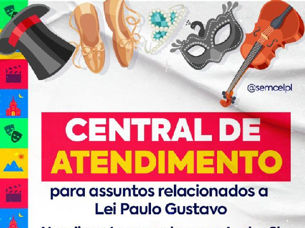 A Prefeitura de Paço do Lumiar lança a Central de Atendimento para assuntos da Lei Paulo Gustavo.